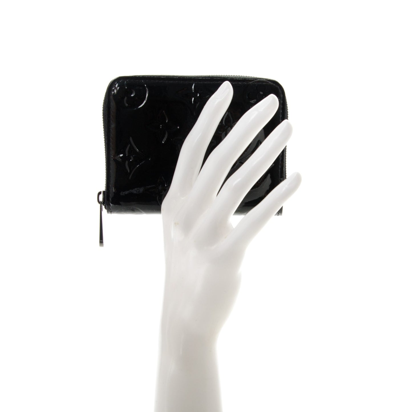 Vernis Zippy Coin Purse Wallet Noir Magnetique