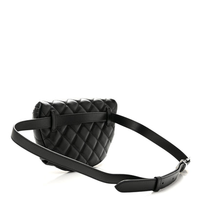 Chanel Calfskin Quilted Waist Belt Bag Black 3 of 11