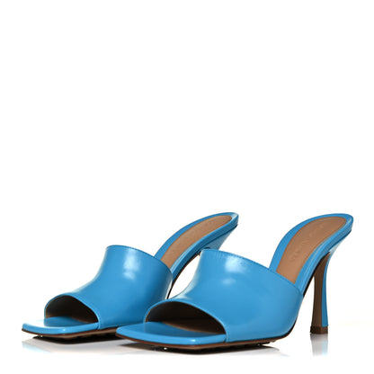 Bottega Veneta Lambskin Stretch Mule Sandals 35.5 Sky Blue 3 of 7