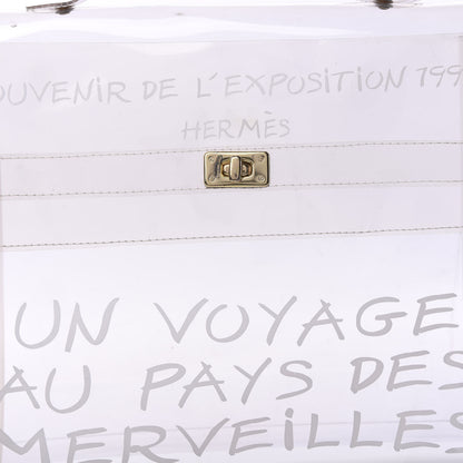 Hermes Vinyl Souvenir De L'Exposition Kelly Transparent 6 of 10