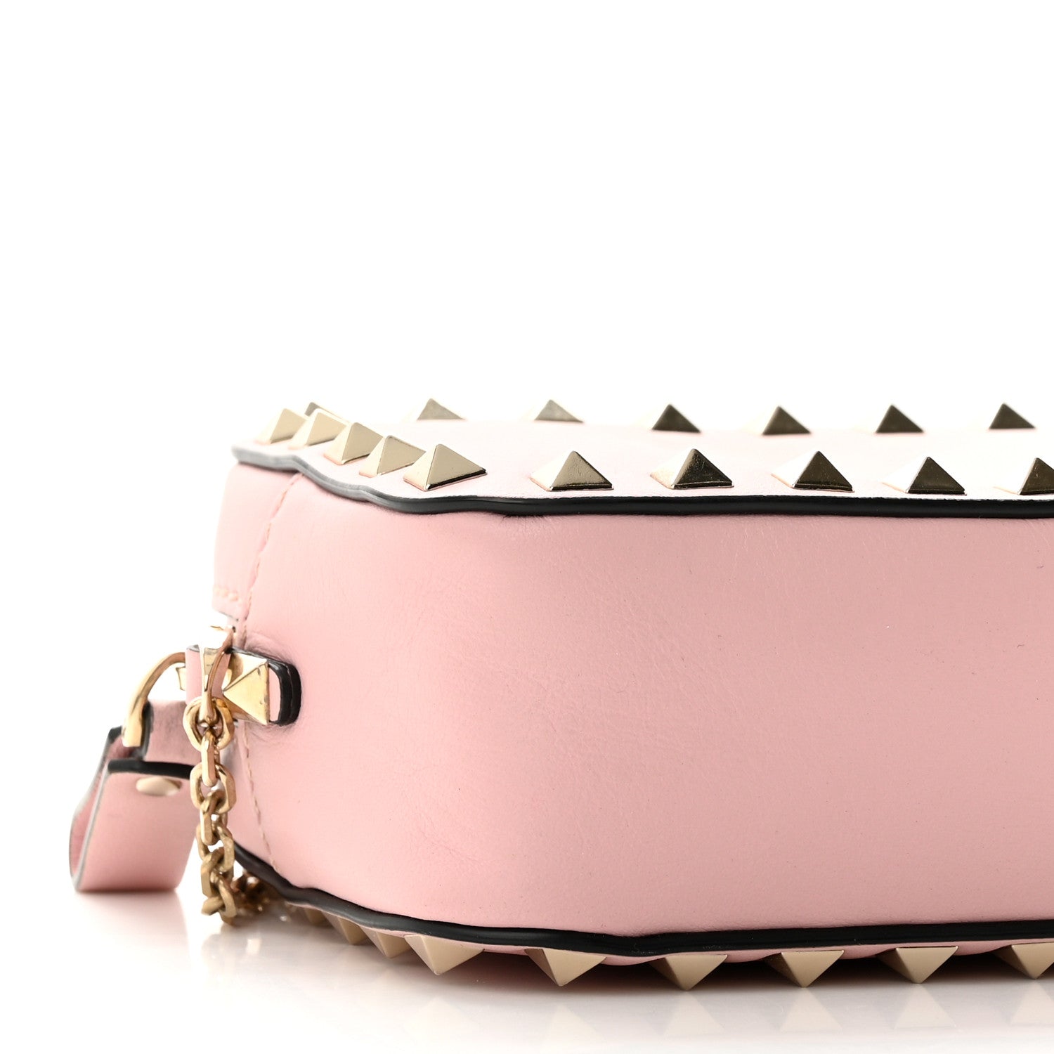 Valentino Garavani Calfskin Small Rockstud Chain Camera Crossbody Bag Loto 8 of 10