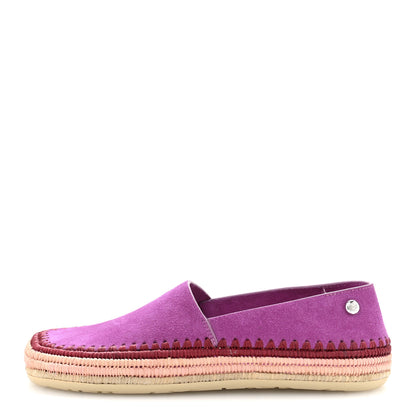 Loewe Suede Raffia Rio Slipper 38 Fuchsia 1 of 10