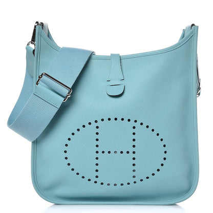 Hermes Epsom Evelyne III PM Bleu Atoll 1 of 9
