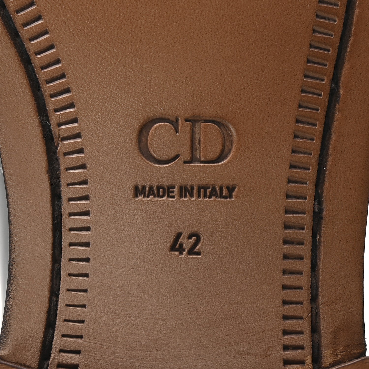 Christian Dior Calfskin Mens Derby Shoes 42 Black 7 of 9