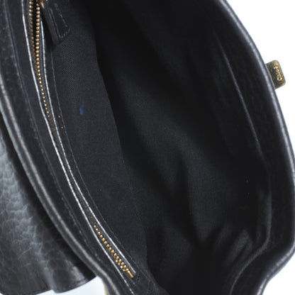 Chloe Grained Calfskin Sally Shoulder Clutch Bag Black 9 of 9