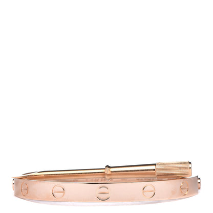 Cartier 18K Pink Gold LOVE Bracelet 16 4 of 7