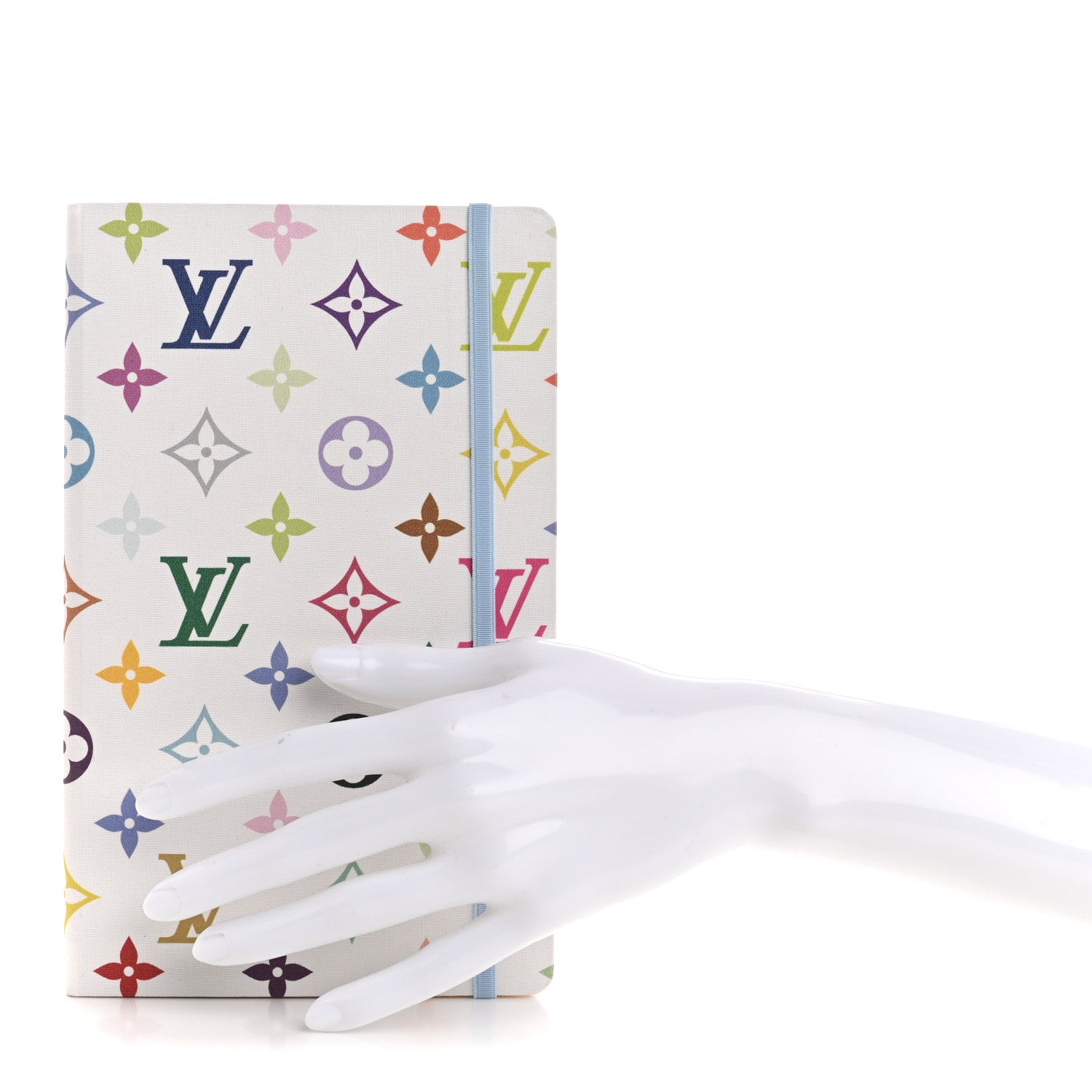 Louis Vuitton LV x TM Monogram Multicolor Jane Notebook MM White 2 of 7