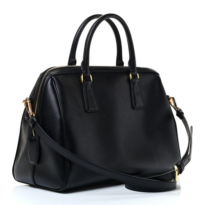Prada Saffiano Lux Bowler Black 2 of 5