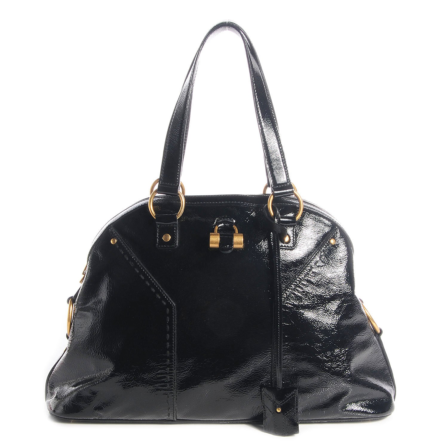 Saint Laurent Patent Large Muse Black 1 of 9