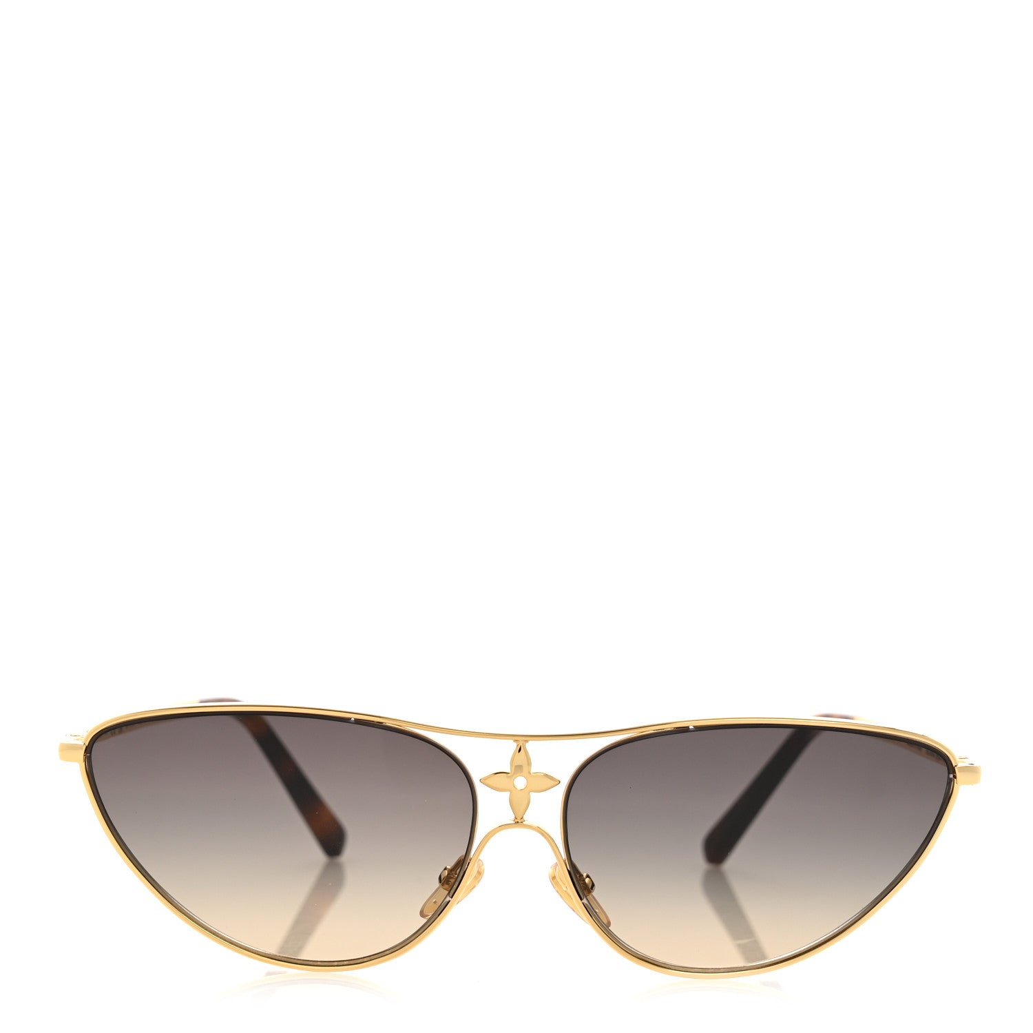 LOUIS VUITTON サングラス ゴールドフレーム Louis Vuitton Metal LV Star Cat Eye Sunglasses Z1867U Gold 1884820