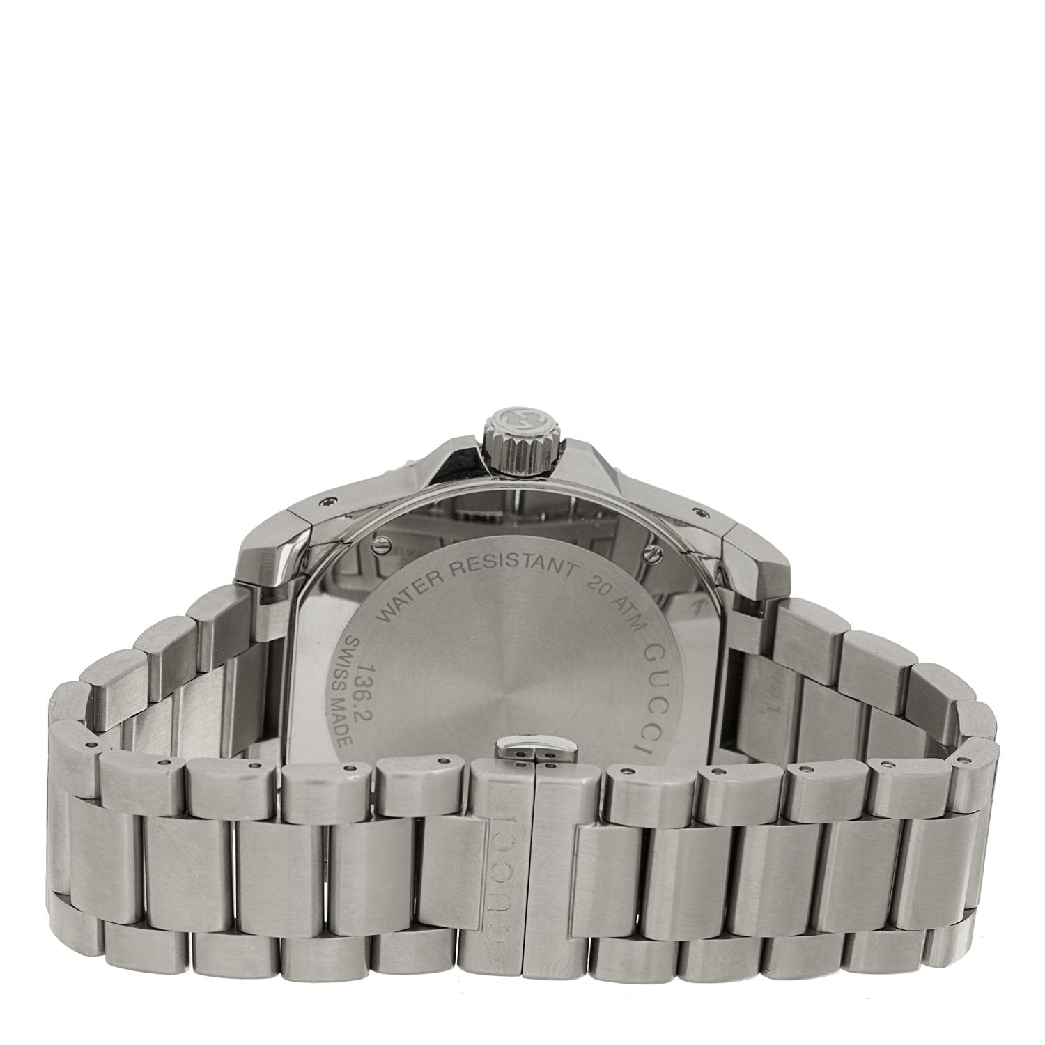 Gucci Stainless Steel 45mm Dive Quartz Watch Black 3 of 4