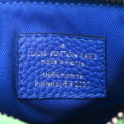 Louis Vuitton Taurillon Illusion Keepall XS Bleu Vert 6 of 9