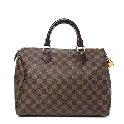 Louis Vuitton Damier Ebene Speedy 30 1 of 10