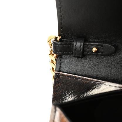 Burberry Calf Hair Large Jessie Chain TB Bag Brown 11 of 11
