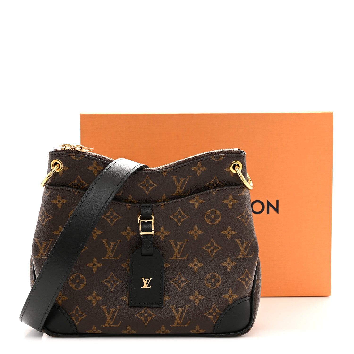 Louis Vuitton Monogram Odeon PM Black 10 of 10