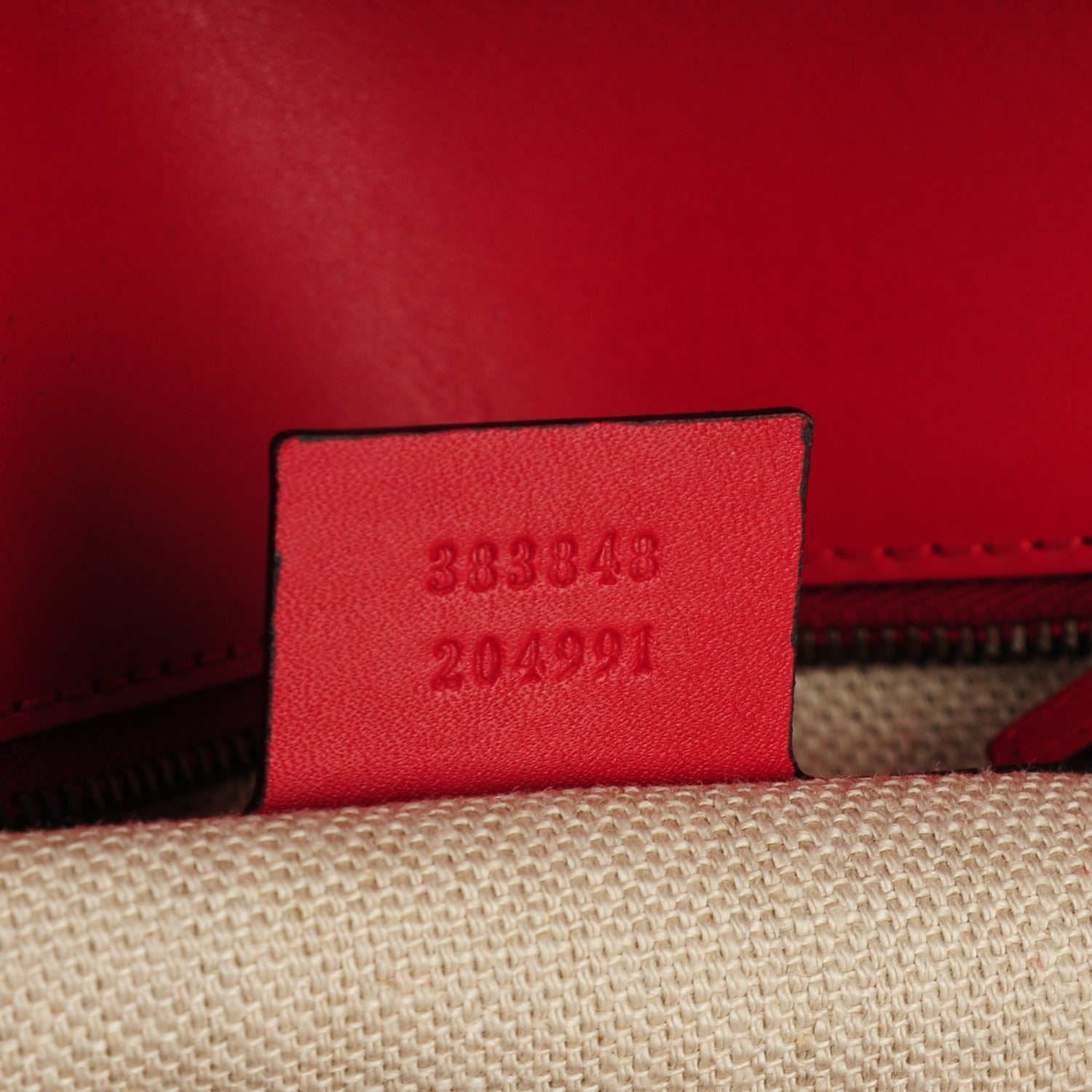 Gucci Monogram Ruinart Calfskin Medium Lady Web Shoulder Bag Beige Ebony Hibiscus Red 7 of 7
