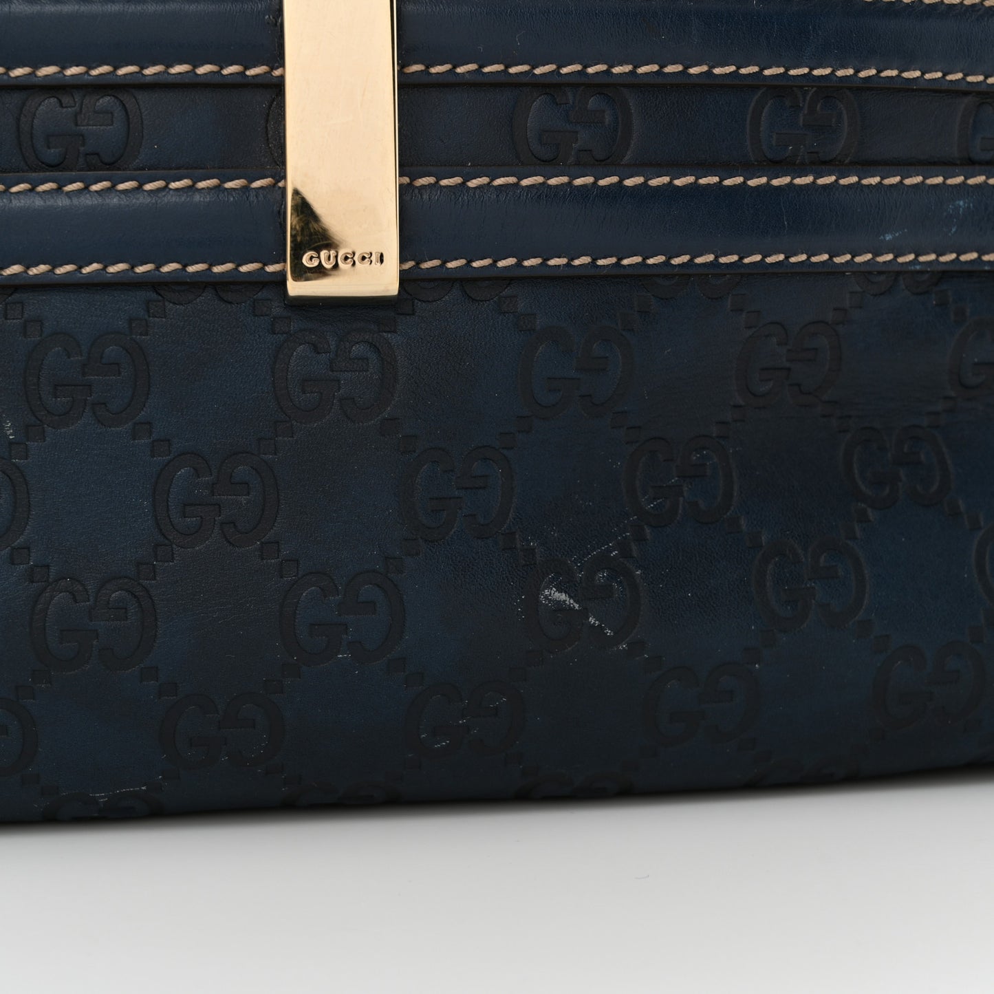 Guccissima Large Wave Boston Blue