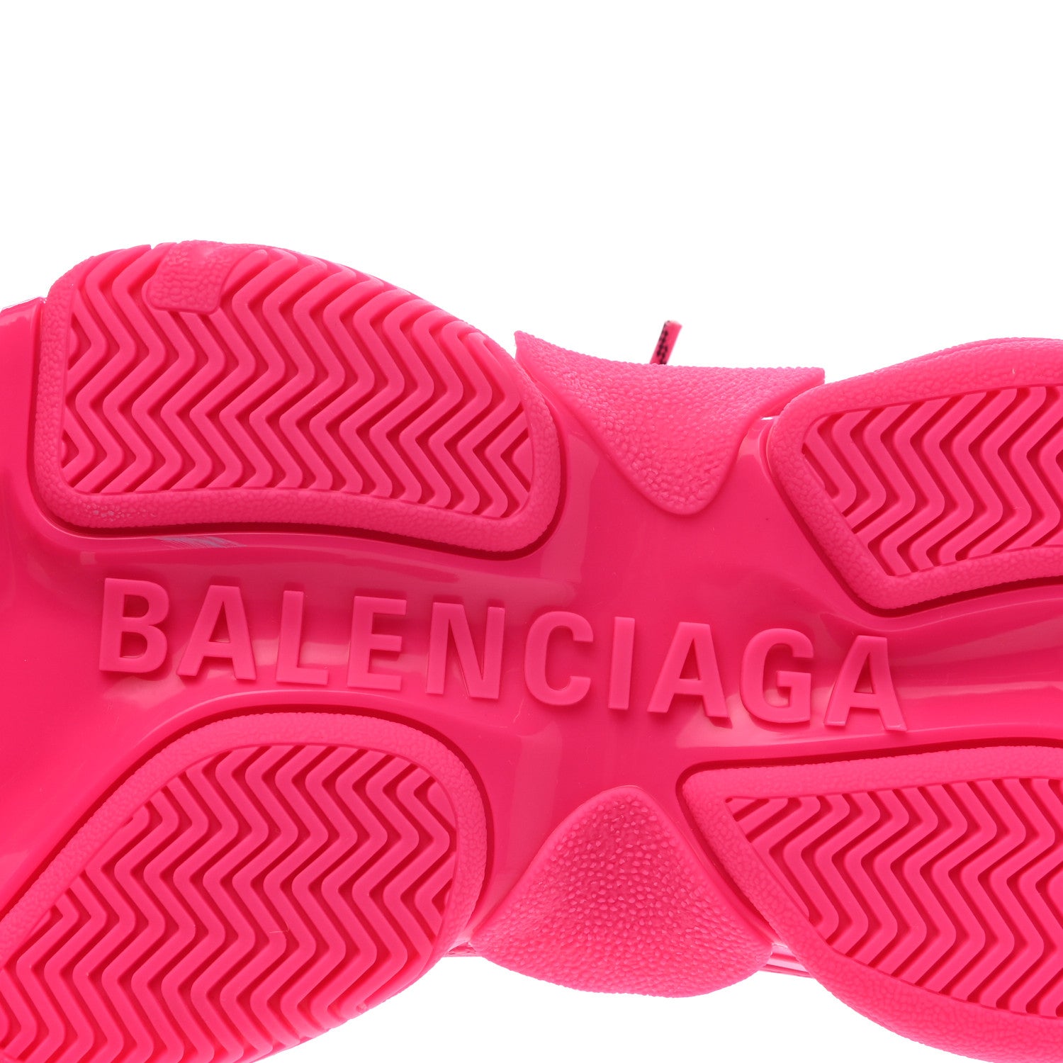 Balenciaga Fabric Mesh Womens Triple S Sneakers 35 Pink 6 of 7