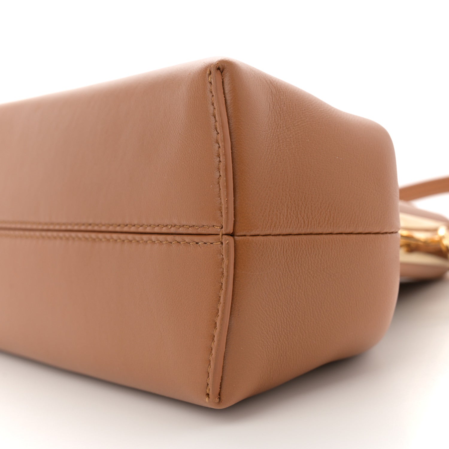 Fendi Shiny Nappa Small Fendi First Caramello 10 of 12