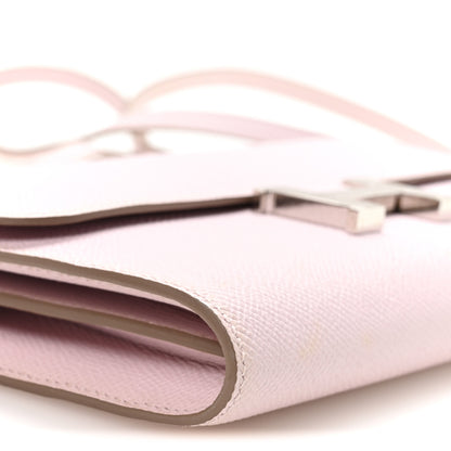 Hermes Epsom Constance Wallet To Go Mauve Pale 9 of 10