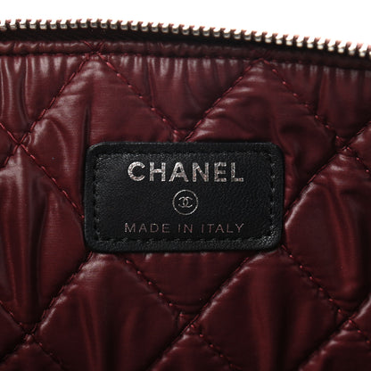 Chanel Lambskin Quilted Large Cosmetic Case Black 6 of 7