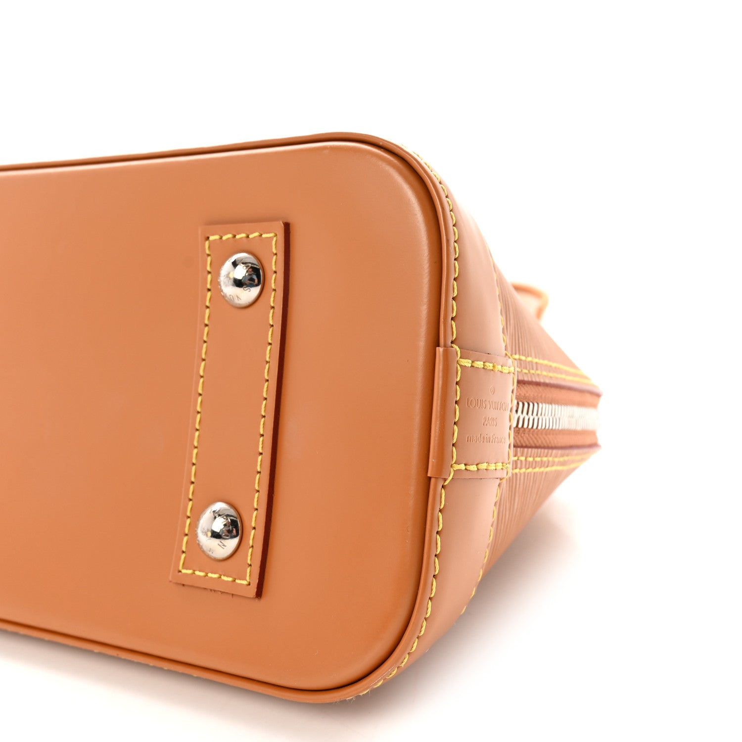 Louis Vuitton Epi Jacquard Alma BB Honey Gold 9 of 9