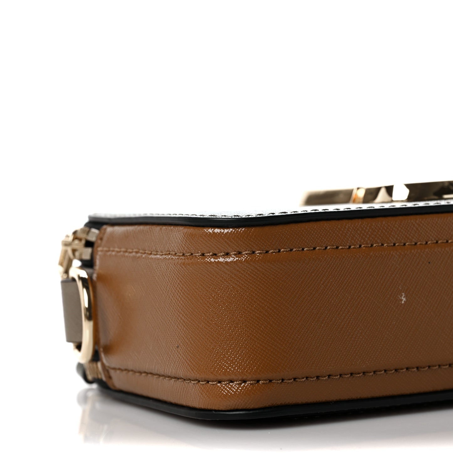 Saffiano Small Snapshot Camera Bag Dark Green