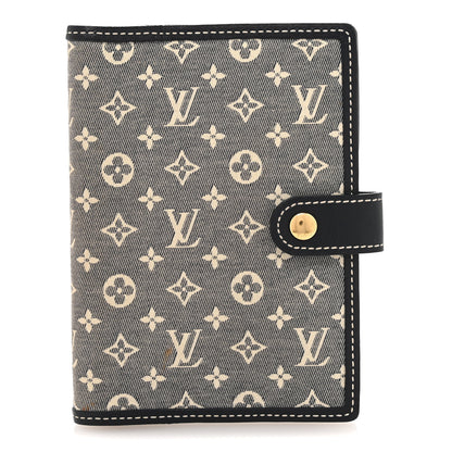Louis Vuitton Mini Monogram Small Ring Agenda Cover Blue 1 of 8