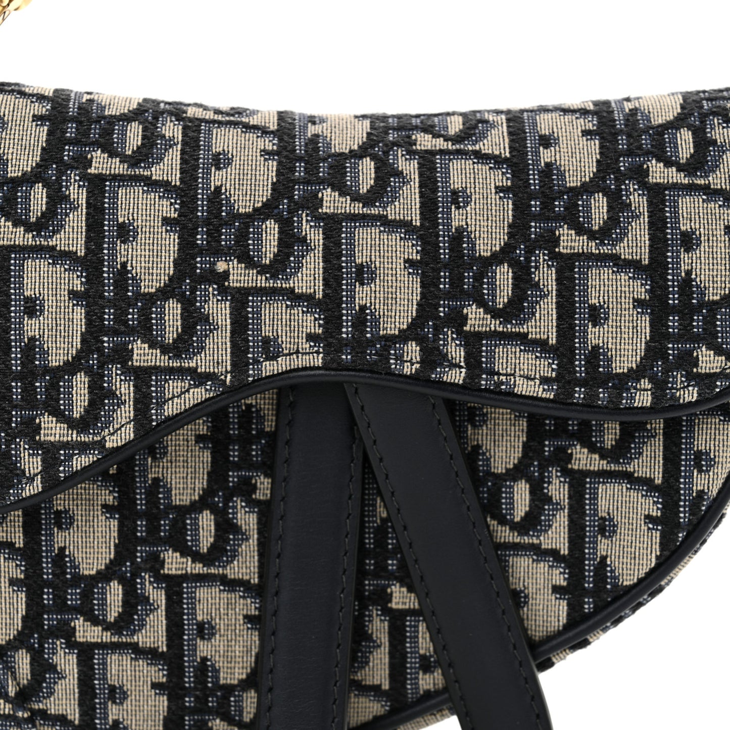 Oblique Mini Saddle Bag Blue