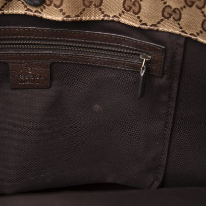 Gucci Crystal Monogram Medium Babouska Shopping Tote Dark Brown 7 of 11