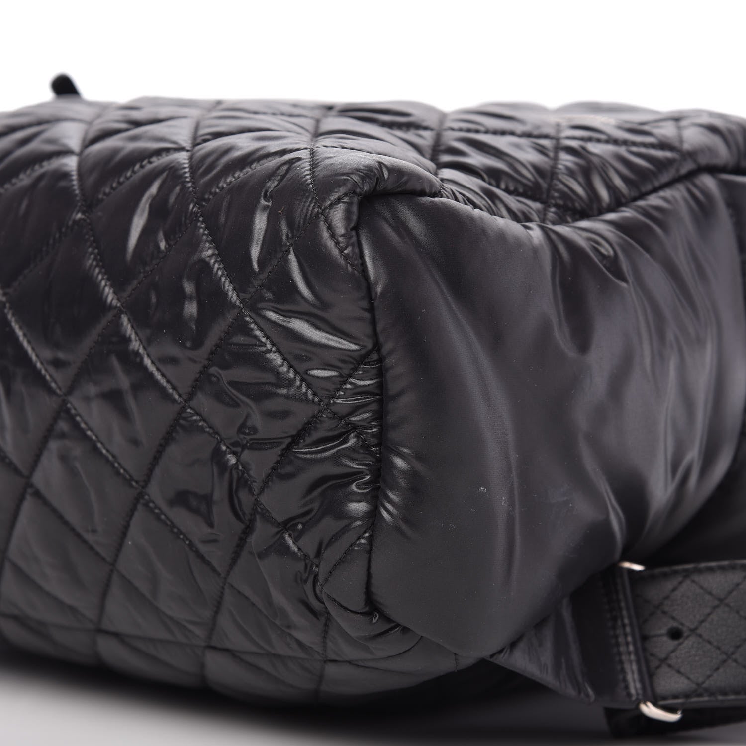 Chanel Nylon Quilted Coco Cocoon Backpack Black 7 of 10