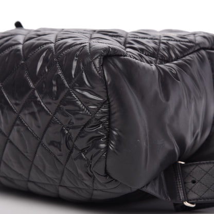 Chanel Nylon Quilted Coco Cocoon Backpack Black 7 of 10