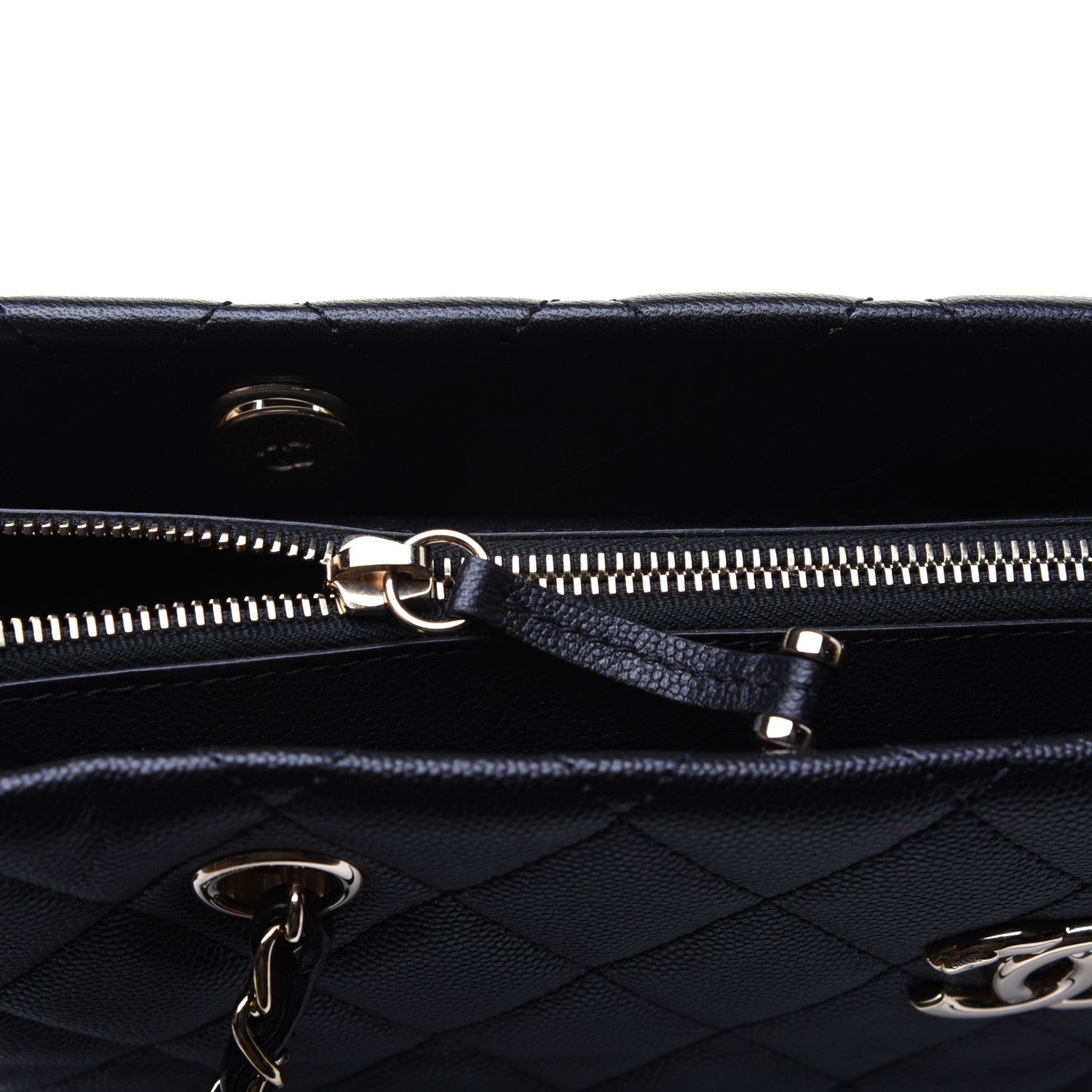 Chanel Caviar Quilted Rolled Up Tote Black 11 of 14