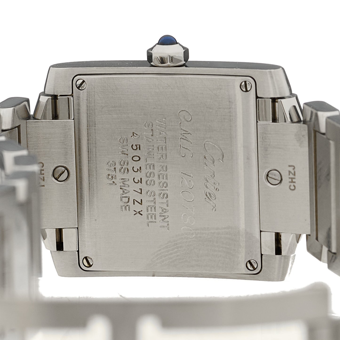 Stainless Steel 25mm Tank Francaise Quartz Watch