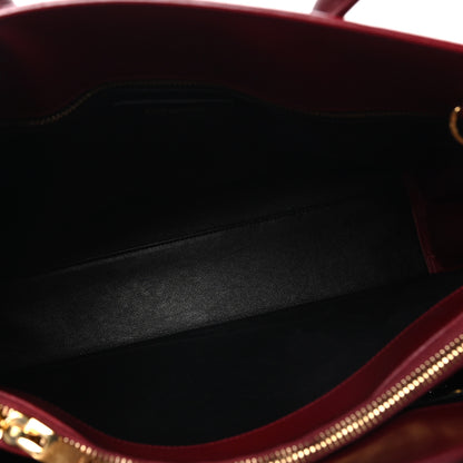 Saint Laurent Calfskin Small Sac De Jour Oxblood 5 of 11