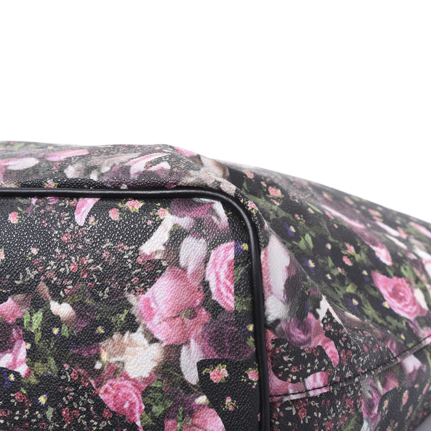Givenchy Textured Coated Canvas Roses Camouflage Print Large Antigona Tote Black 6 of 10
