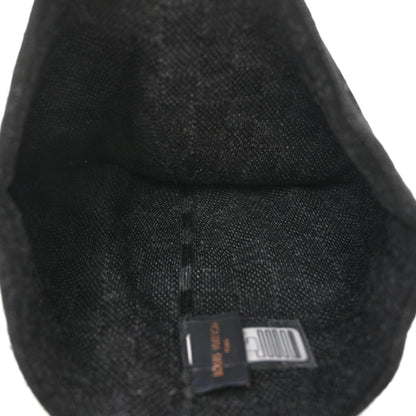 Louis Vuitton Wool Bonnet Petit Damier Graphite Beanie Hat Black Grey 3 of 6