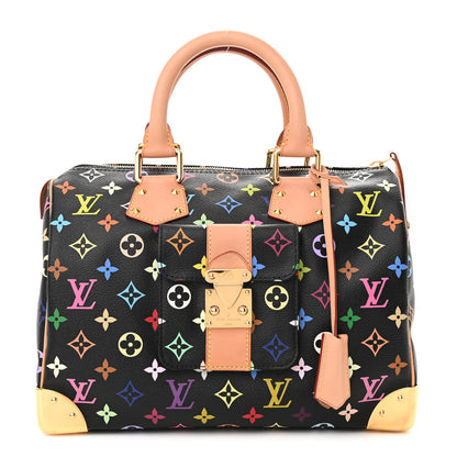 Louis Vuitton Monogram Multicolor Speedy 30 Black 1 of 10