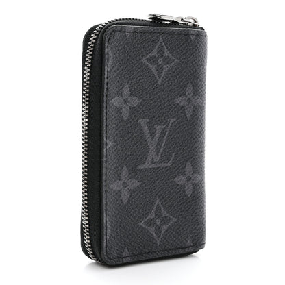 Louis Vuitton Monogram Eclipse Zippy Coin Purse Vertical 3 of 8