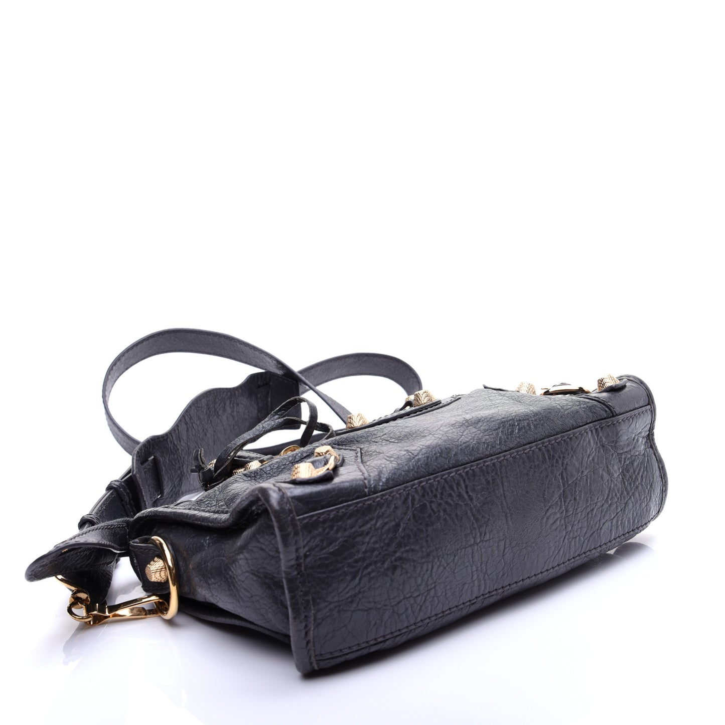 Agneau Giant 12 Gold Hardware Mini City Gris Fossile