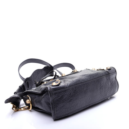 Balenciaga Agneau Giant 12 Gold Hardware Mini City Gris Fossile 4 of 16