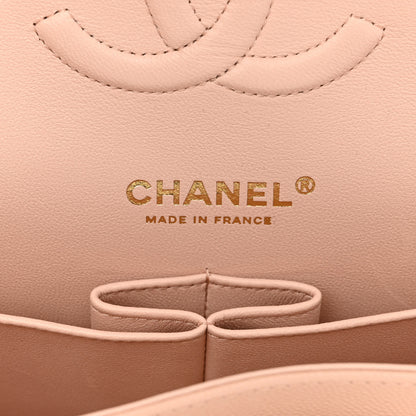 Chanel Caviar Quilted Medium Double Flap Light Beige 5 of 9