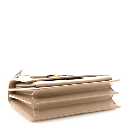 Saint Laurent Calfskin Medium Monogram Sunset Dark Beige 4 of 9