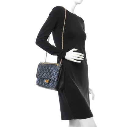 Chanel Aged Calfskin Quilted 2.55 Reissue 227 Flap Black 3 of 9