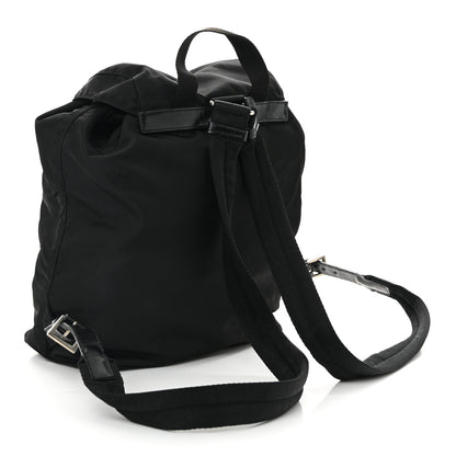 Prada Tessuto Nylon Vela Cinch Backpack Black 2 of 9