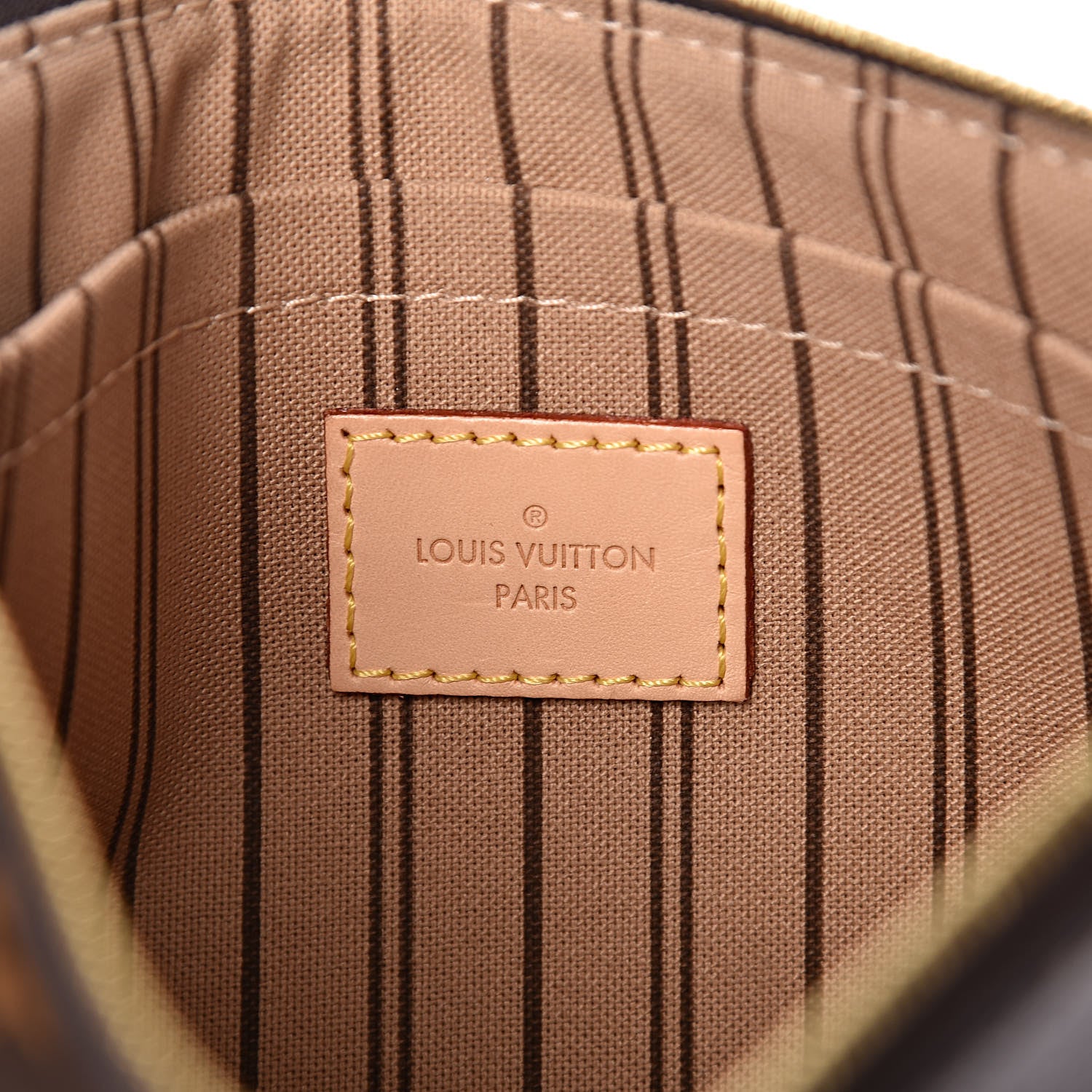 Louis Vuitton Monogram Neverfull MM GM Pochette 6 of 8