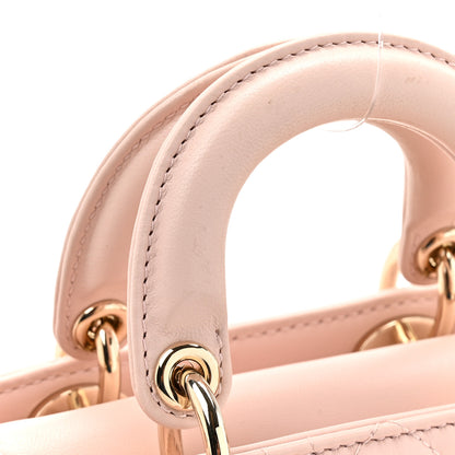 Christian Dior Lambskin Cannage Micro Lady D-Joy Powder Pink 11 of 13