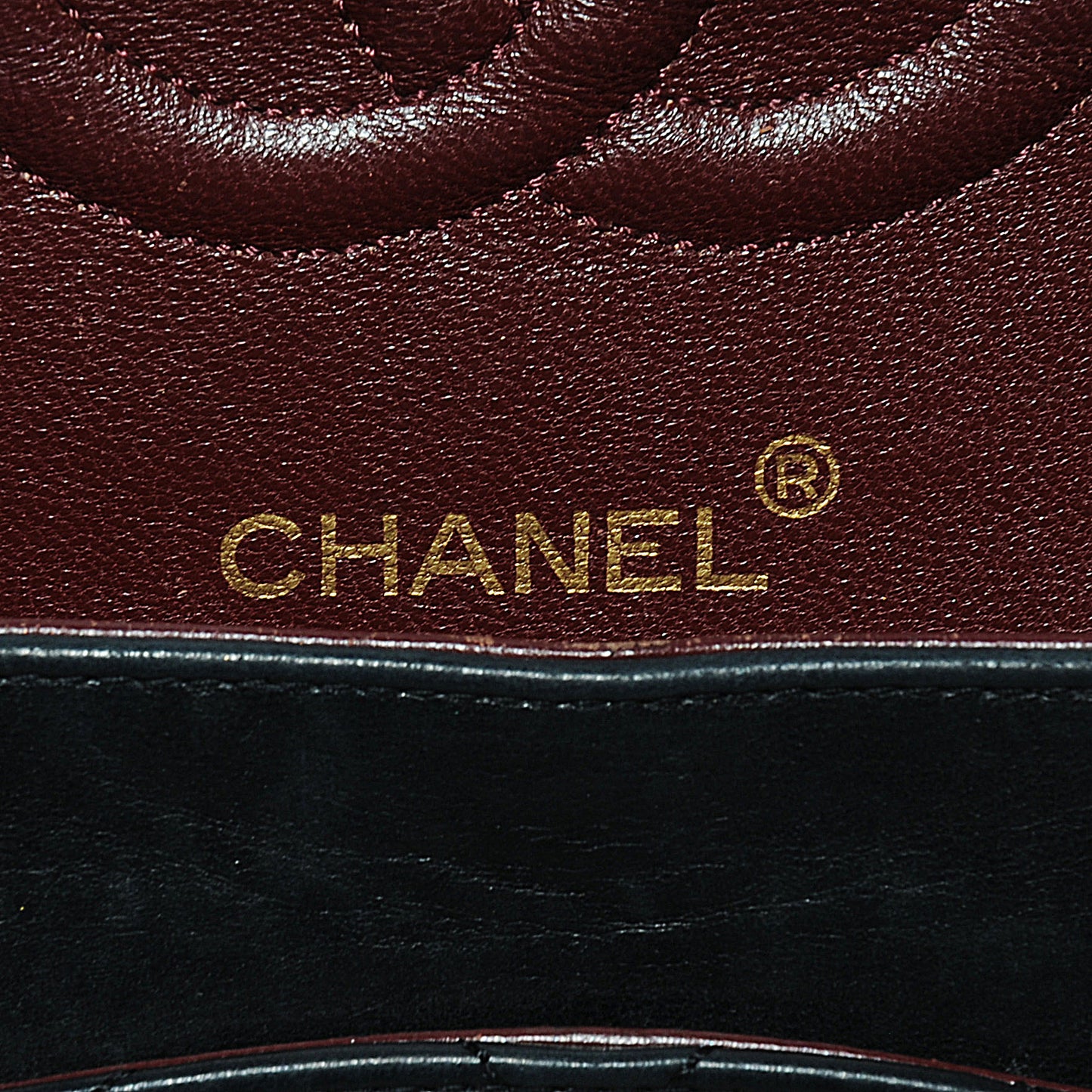 Lambskin Medium Double Flap Black