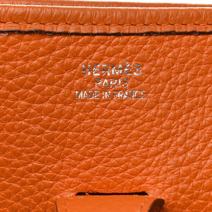 Hermes Taurillon Clemence Evelyne PM Orange 6 of 16