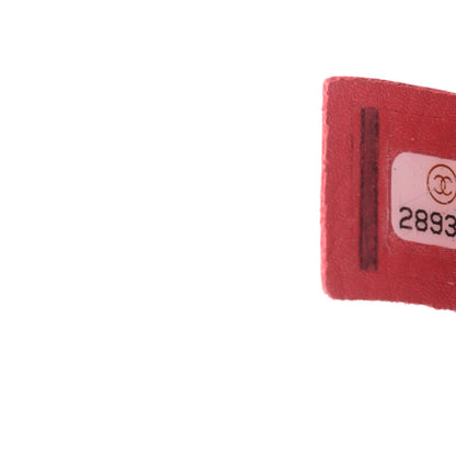 Chanel Metallic Calfskin Quilted Top Handle Flap Dark Pink 7 of 11